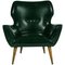 Mid-Century Lounge Chair in Synthetic Upholstery 1