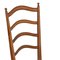 Mid-Century Chiavari Dining Chairs in Blond Walnut by Giuseppe Gaetano Descalzi, Set of 4, Image 4