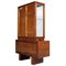 Art Deco Vitrine Cupboard in Burl Walnut from Meroni & Fossati, Image 6