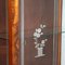Art Deco Vitrine Cupboard in Burl Walnut from Meroni & Fossati 3