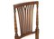 Mid-Century Walnut & Straw Chiavari Chairs, Set of 6 3