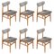 Danish Chairs, 1950s, Set of 6, Image 1