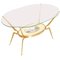 Mid-Century Coffee Table in Gilt Brass by Cesare Lacca, 1950s, Image 1