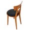 Mid-Century Modern Italian Beech & Rubber Side Chair 3