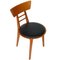 Mid-Century Modern Italian Beech & Rubber Side Chair 2