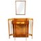 Art Deco Console with Mirror, Set of 2 1