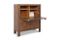 Vintage Brutalist Bar Cabinet in Stained Oak 5