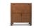 Vintage Brutalist Bar Cabinet in Stained Oak, Image 1