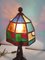 Lampada antica in ferro battuto e vetro colorato di Augustin Louis Calmels, anni '10, Immagine 18