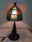 Antique Wrought Iron & Stained Glass Lamp by Augustin Louis Calmels, 1910s, Image 17