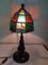Lampada antica in ferro battuto e vetro colorato di Augustin Louis Calmels, anni '10, Immagine 17