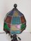 Antique Wrought Iron & Stained Glass Lamp by Augustin Louis Calmels, 1910s, Image 13