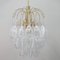 Murano Glass Chandelier from Mazzega, 1970s, Image 1