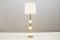 Lámpara de pie austriaca Hollywood Regency de latón y cristal, años 60, Imagen 3