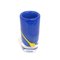 Swedish Blue & Yellow Crystal Glass Vase by Torstensson for Stombergshyttan, 1970s 5