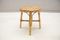 Tabourets Mid-Century en Bambou et Osier, 1960s, Set de 2 1