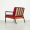 Sessel in Rot, 1950er, 2er Set 4