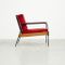 Lounge Chairs in Red, 1950s, Set of 2, Image 3