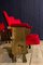 Vintage Two-Seater Stall Theatre Chair, Image 4