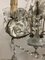 Vintage Crystal & Porcelain Chandelier 11