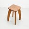 French Wooden Stool, 1950s 7