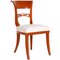Vintage Stuhl aus Kirschholz im Biedermeier Stil 1