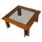 Tavolino da caffè vintage in legno di noce laccato, Immagine 2