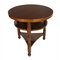 Walnut Round Side Table, 1960s, Image 1