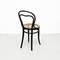 Rattan & Holz Beistellstuhl von Thonet, 1930er 4