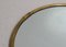 French Round Mirror with Brass Frame, 1960s 5