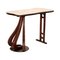 Italian Walnut Side Table, Image 2