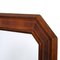 Specchio Mid-Century con cornice ottagonale in noce, Immagine 2