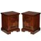 Large Tuscan Renaissance Nightstands, Set of 2 1