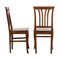 Art Deco Chairs in Solid Walnut from Asolo, 1940s, Set of 2 2