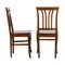 Art Deco Chairs in Solid Walnut from Asolo, 1940s, Set of 2, Image 2