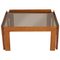 Italian Mid-Century Coffee Table with Smoked Glass Top by Tobia & Afra Scarpa 2