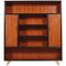 Cherrywood Bookcase with 2 Doors by Guglielmo Urlich for Arca-Mi, 1940s 6