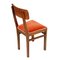 Art Deco Walnut Chairs, Set of 2 5