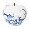Peacock Hand Painted Apple by Sabine Struycken for Royal Delft 1