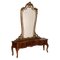 Venetian Hand-Carved Walnut Dressing Table, 1930s 1