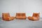 Divano Togo in pelle color cognac di Michel Ducaroy per Ligne Roset, anni '80, Immagine 21