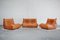 Togo Sofa in Cognac Leather by Michel Ducaroy for Ligne Roset, 1980s 21