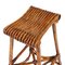 Mid-Century Modern Bamboo Stool, Image 3