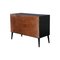 Mid-Century Beechwood and Walnut Modern Chest of Drawers, Image 3