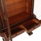 Vintage Showcase with Mahogany Inlays & Walnut Carvings 4