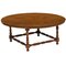 Large Circular Table in Walnut, 1930s, Image 1