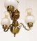 Baroque Burnished Brass Chandelier with Three Lights 4