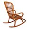 Mid-Century Italian Bamboo Rocking Chair, Image 3