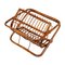 Mid-Century Bamboo & Rattan Magazine Rack 3