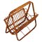 Mid-Century Bamboo & Rattan Magazine Rack 1